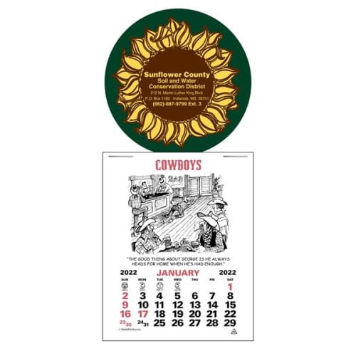 Super-Size Cowboy Calendar