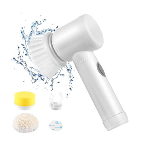 Electric Cleaning Brush with 3 Heads
