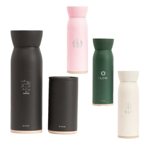 Hitch® 18  oz. Bottle with 12 oz. Cup, Laser, Standard