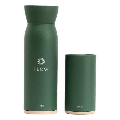 Hitch® 18  oz. Bottle with 12 oz. Cup, Laser, Standard