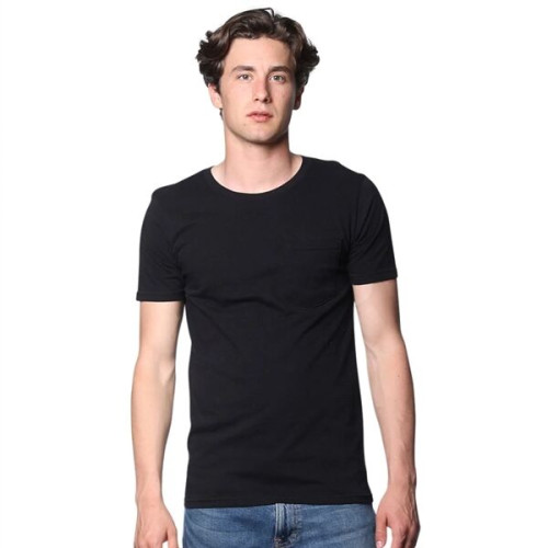 USA Made Unisex Organic Short Sleeve Pocket Tee