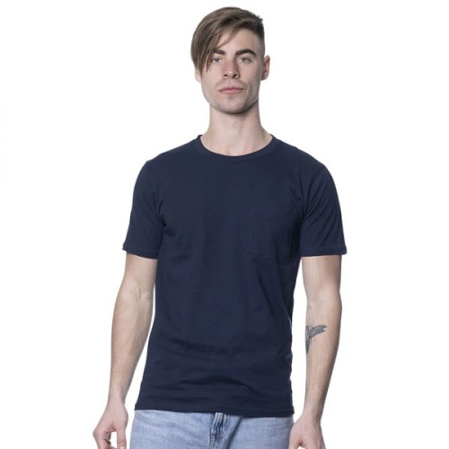 USA Made Unisex Organic Short Sleeve Pocket Tee