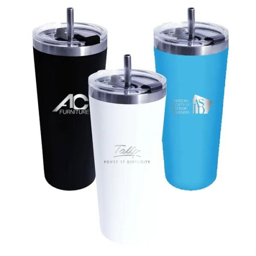22 oz. Memphis Tumbler With Flip Top Lid & Stainless Steel S