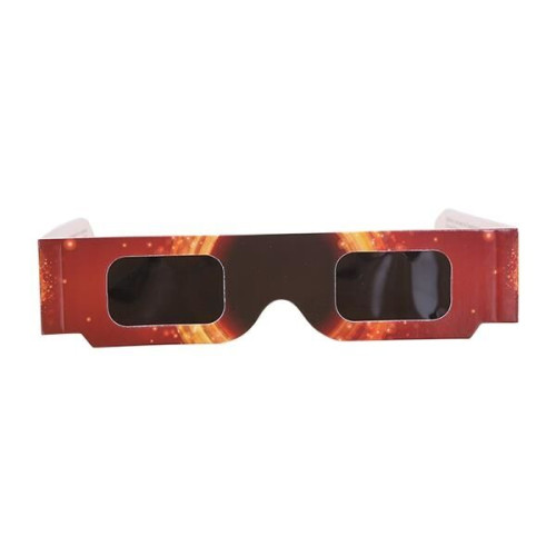 Full Color Solar Eclipse Paper Glasses, CE & Iso Certified