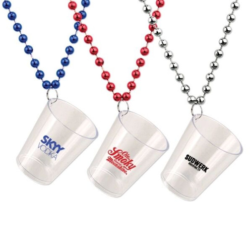 Shot Glass Bead Necklace