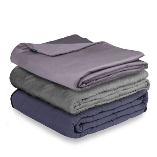 Queen 20 lb 2-In-1 Blanket Bundle - Summer & Winter