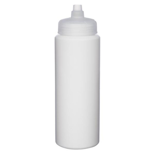 32 oz. HDPE Plastic Water Bottles with Quick Shot Lid