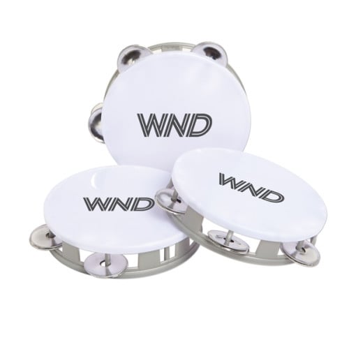 White Top Tambourines