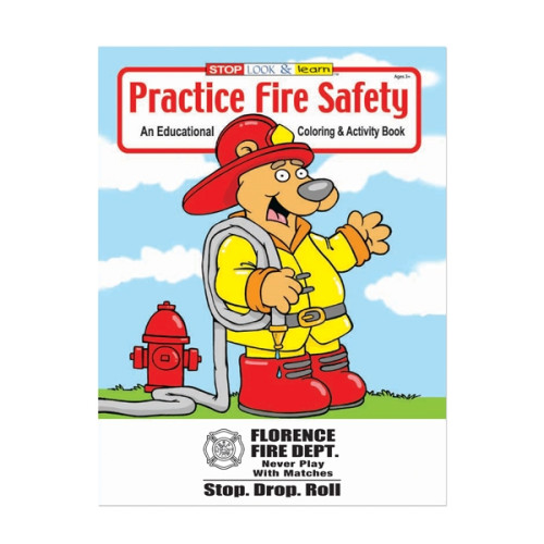 Practice Fire Safety Coloring Book