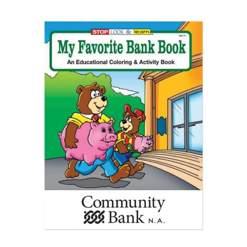 My Favorite Bank Coloring Book