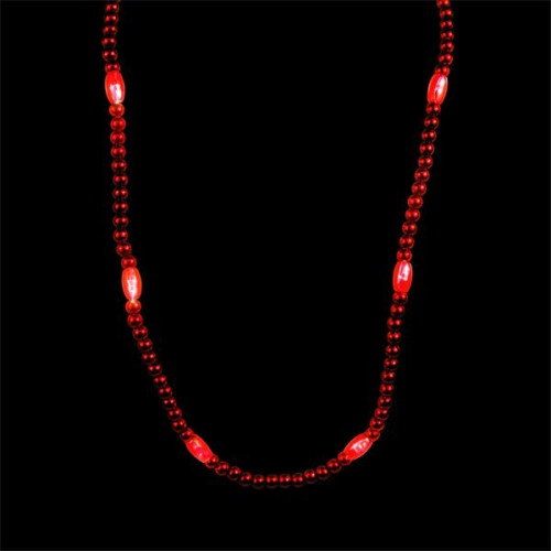 Light-Up Red Bead Necklace