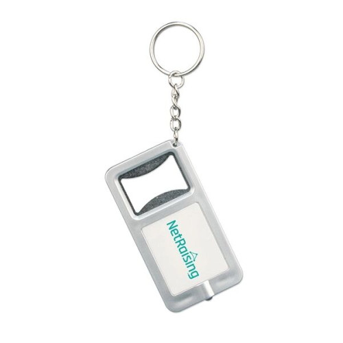 LED Keychain with Bottle Opener