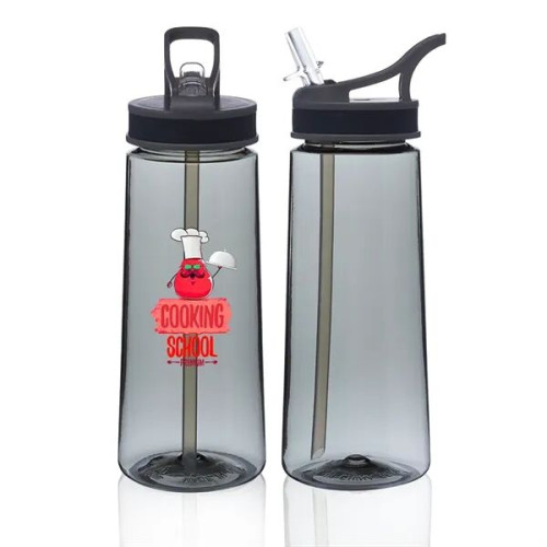 22 oz. Sports Water Bottle With Straw