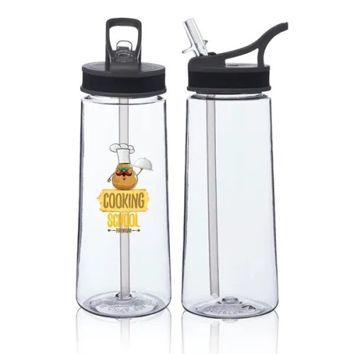 22 oz. Sports Water Bottle With Straw