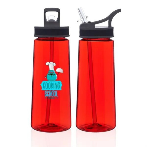 22 oz. Sports Water Bottle With Straw