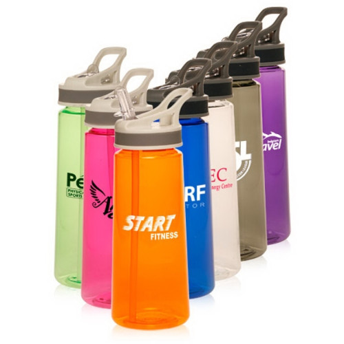 22 oz. Sports Water Bottles With Straw