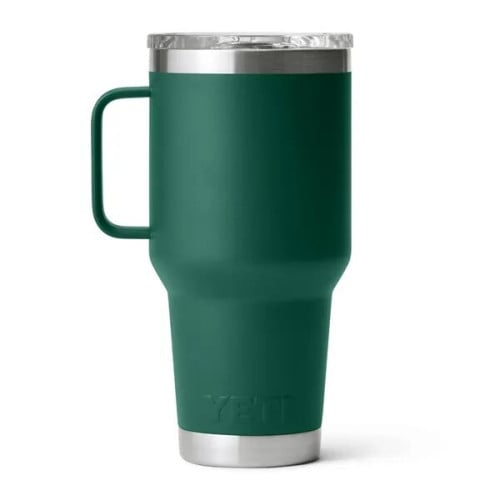 30 Oz YETI® Stainless Steel Insulated Travel Mug W/ Handle