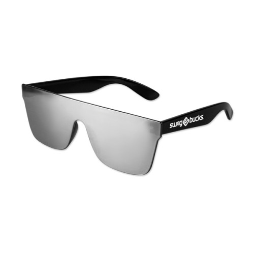 Smoke Mirror Lens No Frame Sunglasses