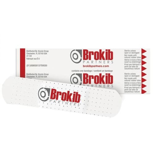 Custom-Printed White Bandages