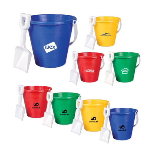 9" Pails with Shovel