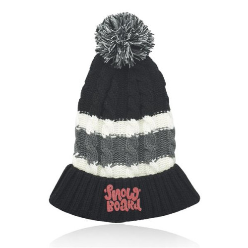 Swiss Knitted PomPom Beanies