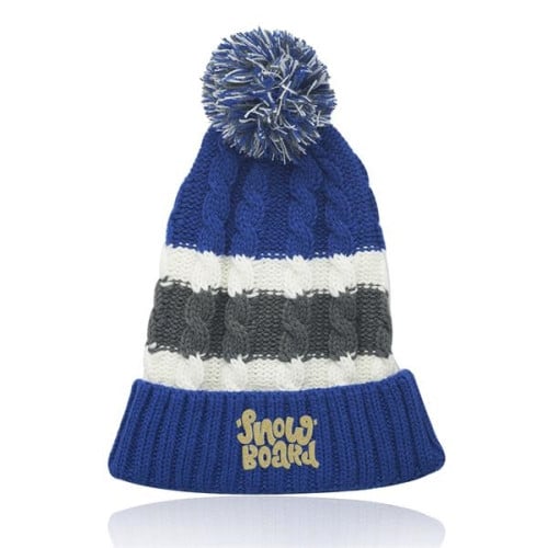 Swiss Knitted PomPom Beanies