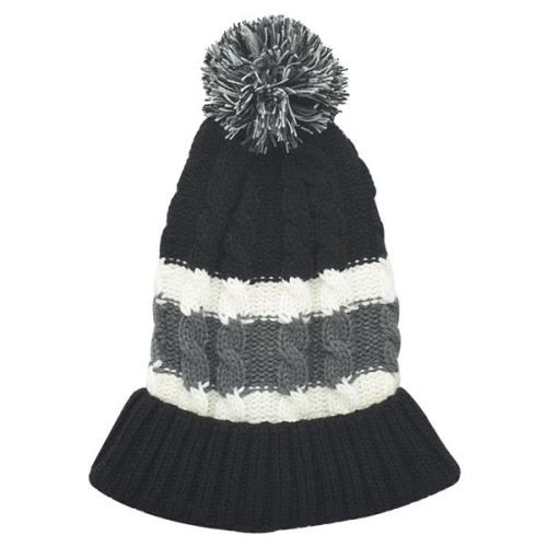 Swiss Knitted PomPom Beanies