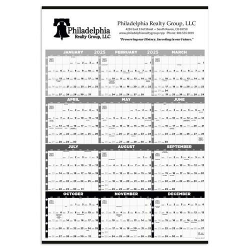 Triumph® Calendars Black & White Time Management Span-A-Y...