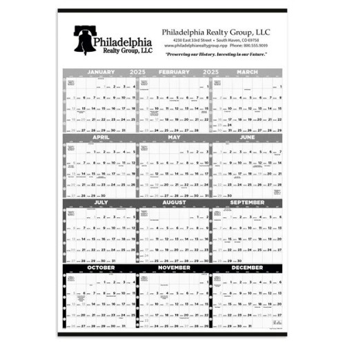Triumph® Calendars Black & White Time Management Span-A-Y...