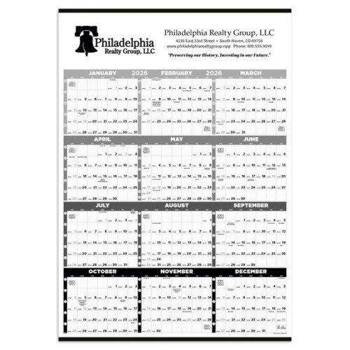 Triumph® Calendars Black & White Time Management Span-A-Y...