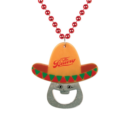 Cinco de Mayo Bottle Opener Medallion Beads