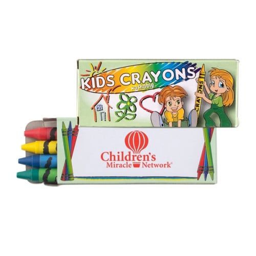 4 Pack Washable Crayons