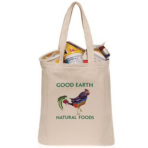 10oz Canvas Grocery Bags with 22" Handles