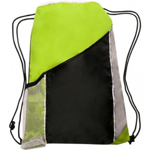 Side Mesh Pockets Drawstring Backpacks