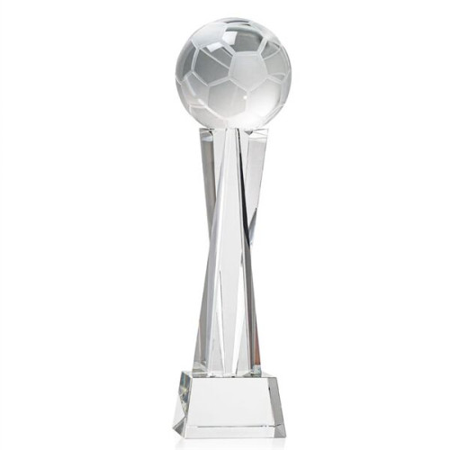 Soccer Ball Award on Grafton Base - Clear