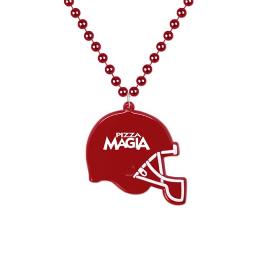 Football Helmet Medallion Beads