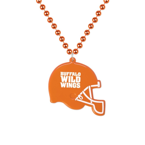 Football Helmet Medallion Beads