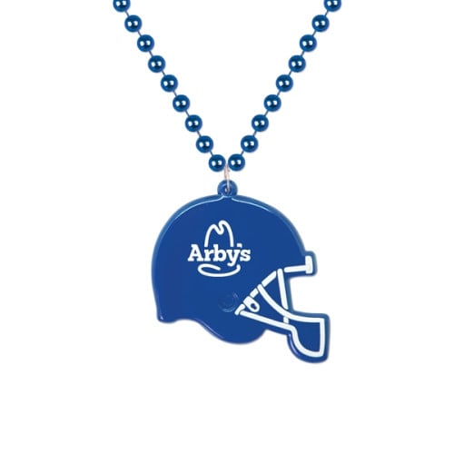 Football Helmet Medallion Beads