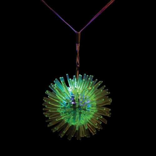 2 1/4" Flashing Porcupine Necklace