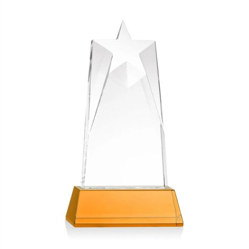 Millington Star VividPrint™ Award on Base - Amber