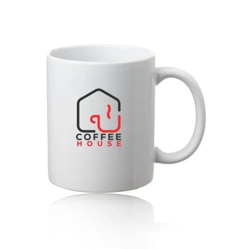 11 oz. Traditional Ceramic Custom Mugs