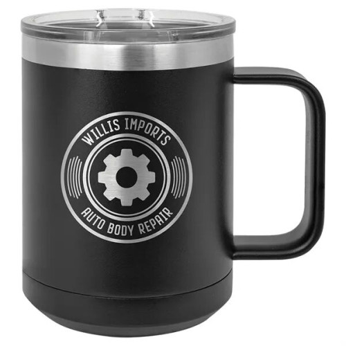 15 oz Polar Camel® Stainless Steel Insulated Coffee Mug