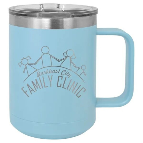 15 oz Polar Camel® Stainless Steel Insulated Coffee Mug