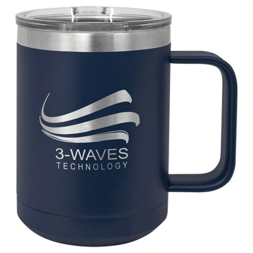 15 oz Polar Camel® Stainless Steel Insulated Coffee Mug