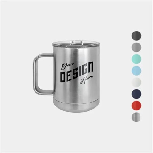 15 oz Polar Camel® Stainless Steel Insulated Coffee Mug