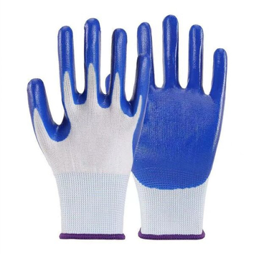 Rubber Coated Knit Nylon Working Gloves