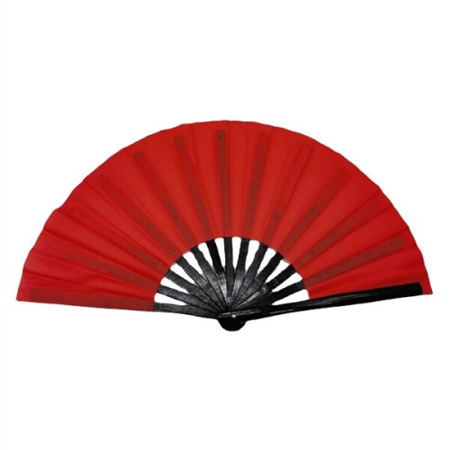 Funny Large Bamboo Fan With UV Reactive Ink