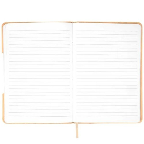 5.8x8.3 Maui Faux Bamboo Notebook with Phone Holder