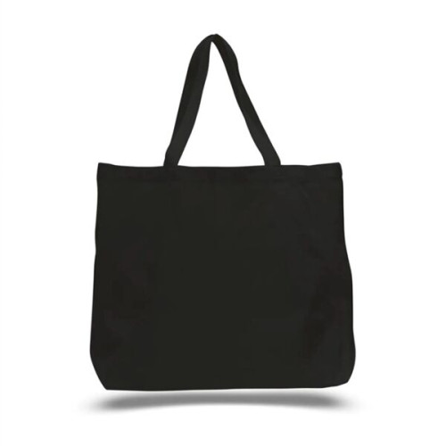 12 Oz. Cotton Canvas Jumbo Tote Bag With Long Handles