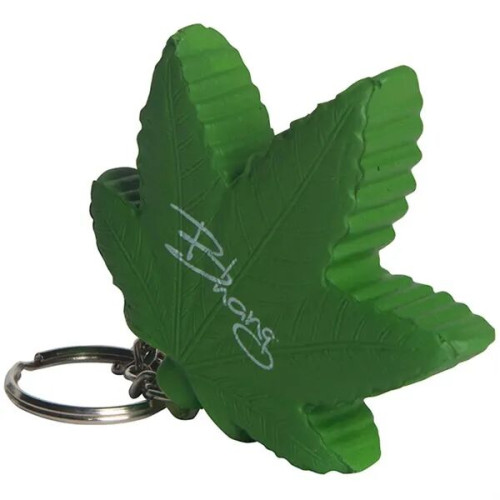 Cannabis Leaf Stress Reliever Keyring